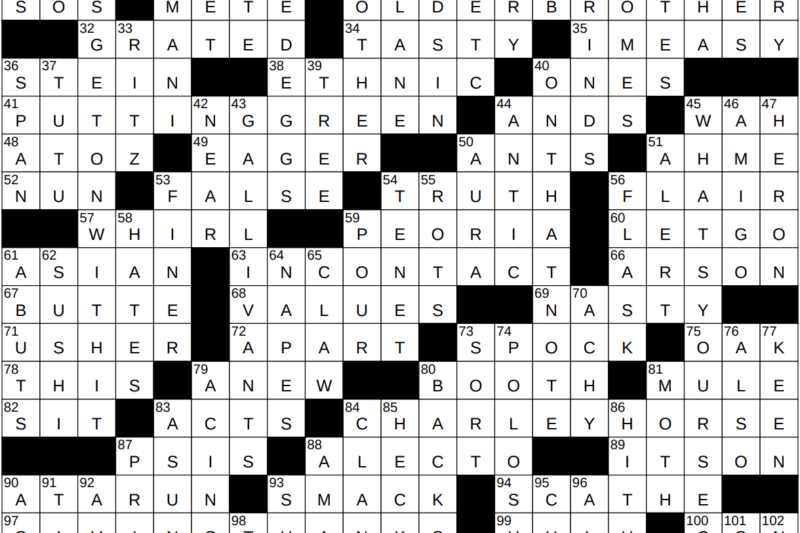 Wimple Wearers Crossword Puzzle Clue