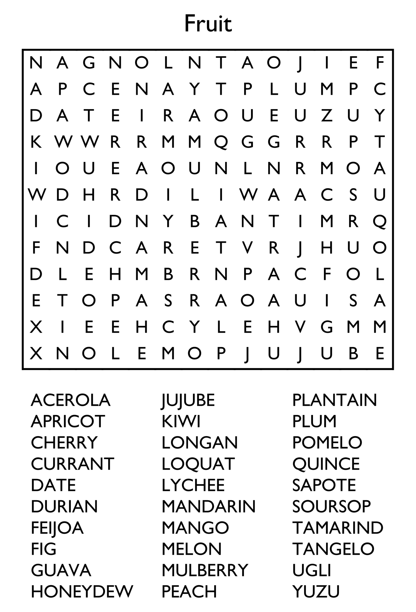 Noun Puzzles Worksheets