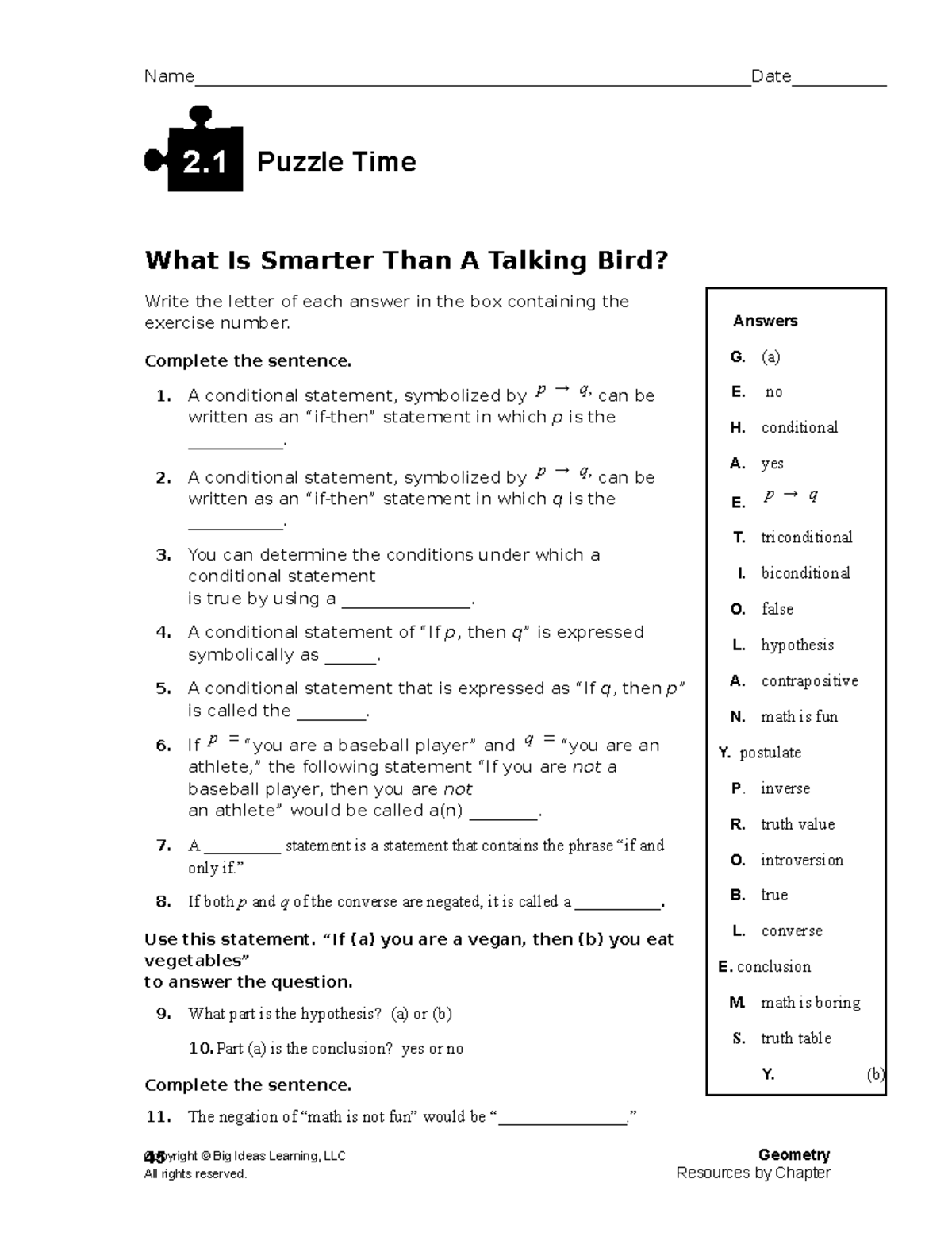 2 1 1 WS Conditional Statements Studocu