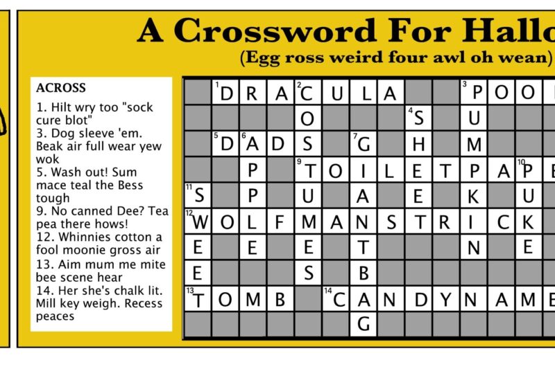 Andrews Mcmeel Crossword Puzzle Answers Today