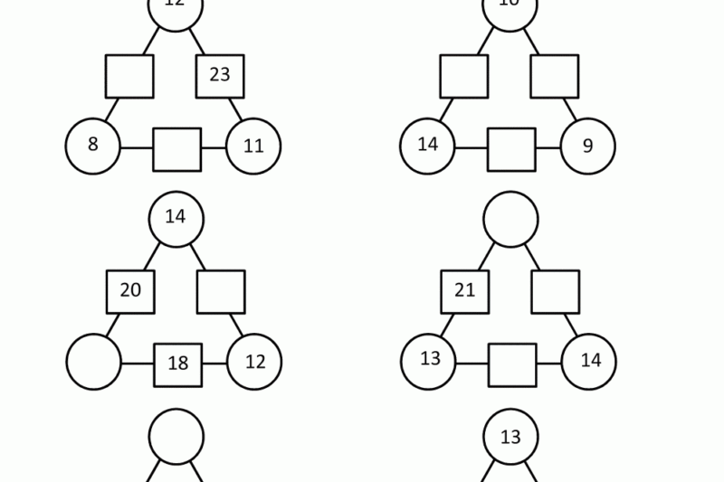Math Puzzle Worksheets For Grade 2