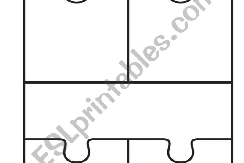 3 Piece Puzzle Piece Worksheet