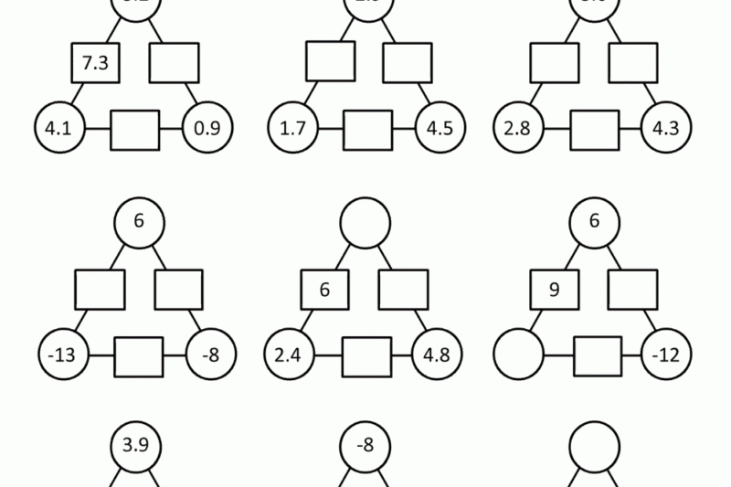 5th Grade Math Worksheets Puzzles