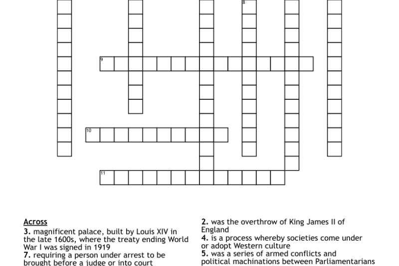 Monarchs And Enlightenment Category Puzzle Worksheet
