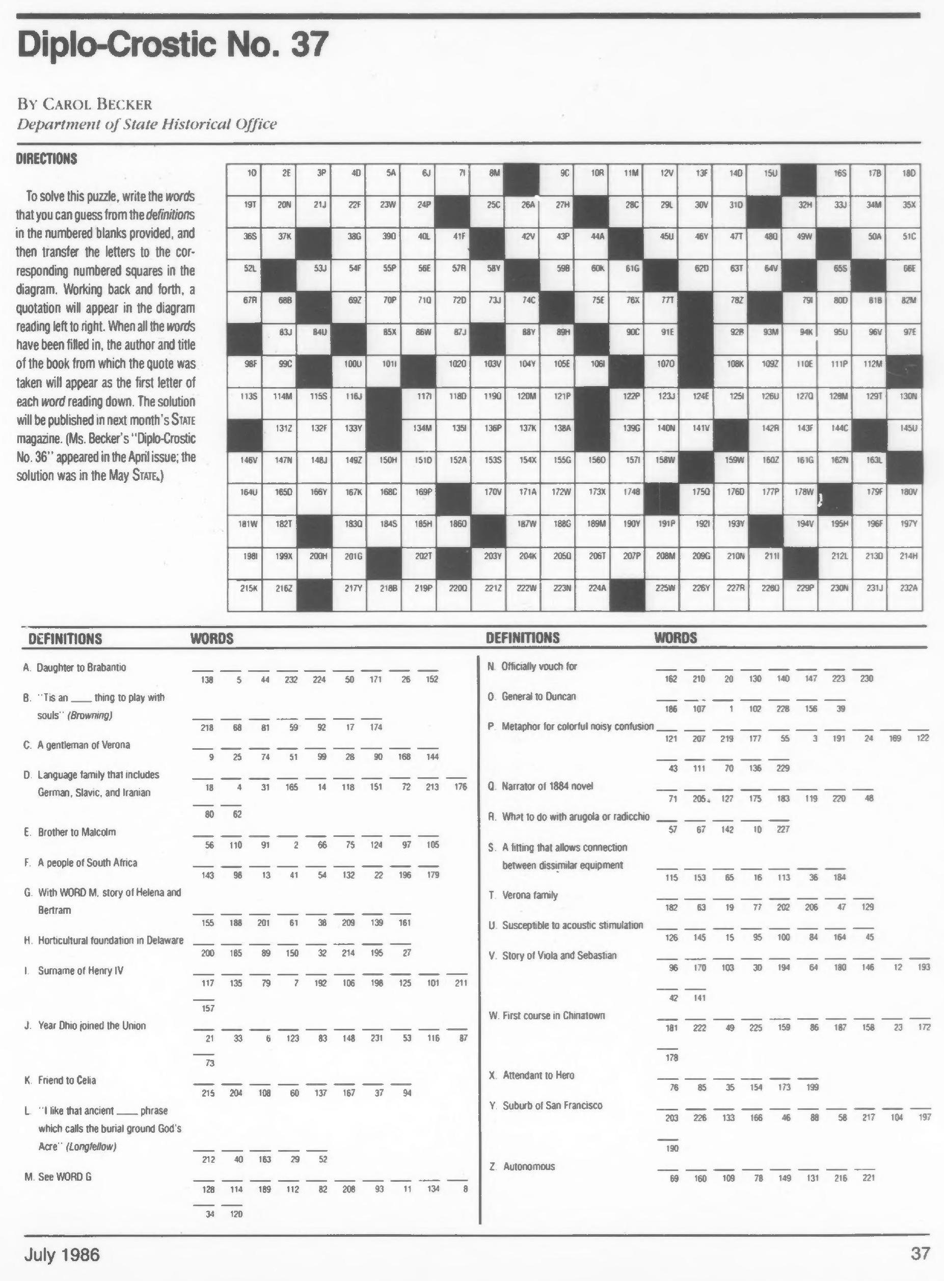 Writer Kingsley Crossword Puzzle
