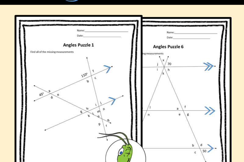 Angle Puzzle Worksheet Answers
