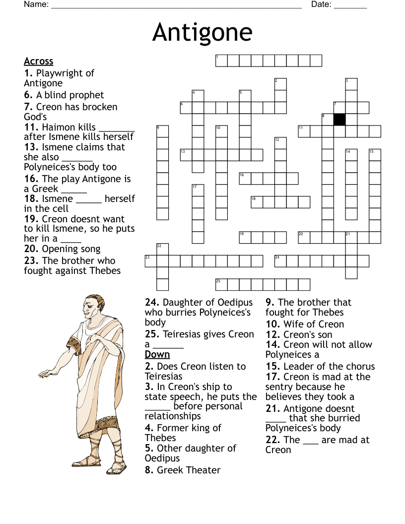 Antigone Crossword WordMint