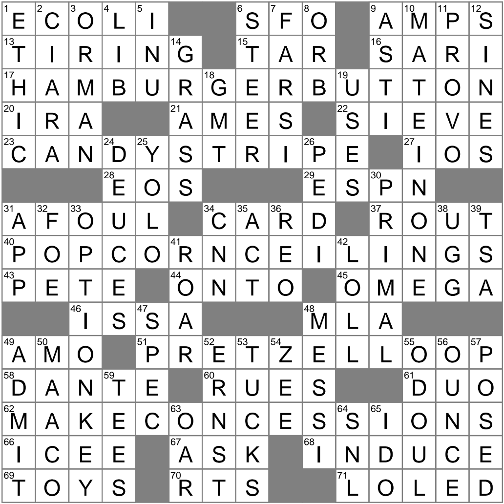 Apple Core Crossword Clue Archives LAXCrossword