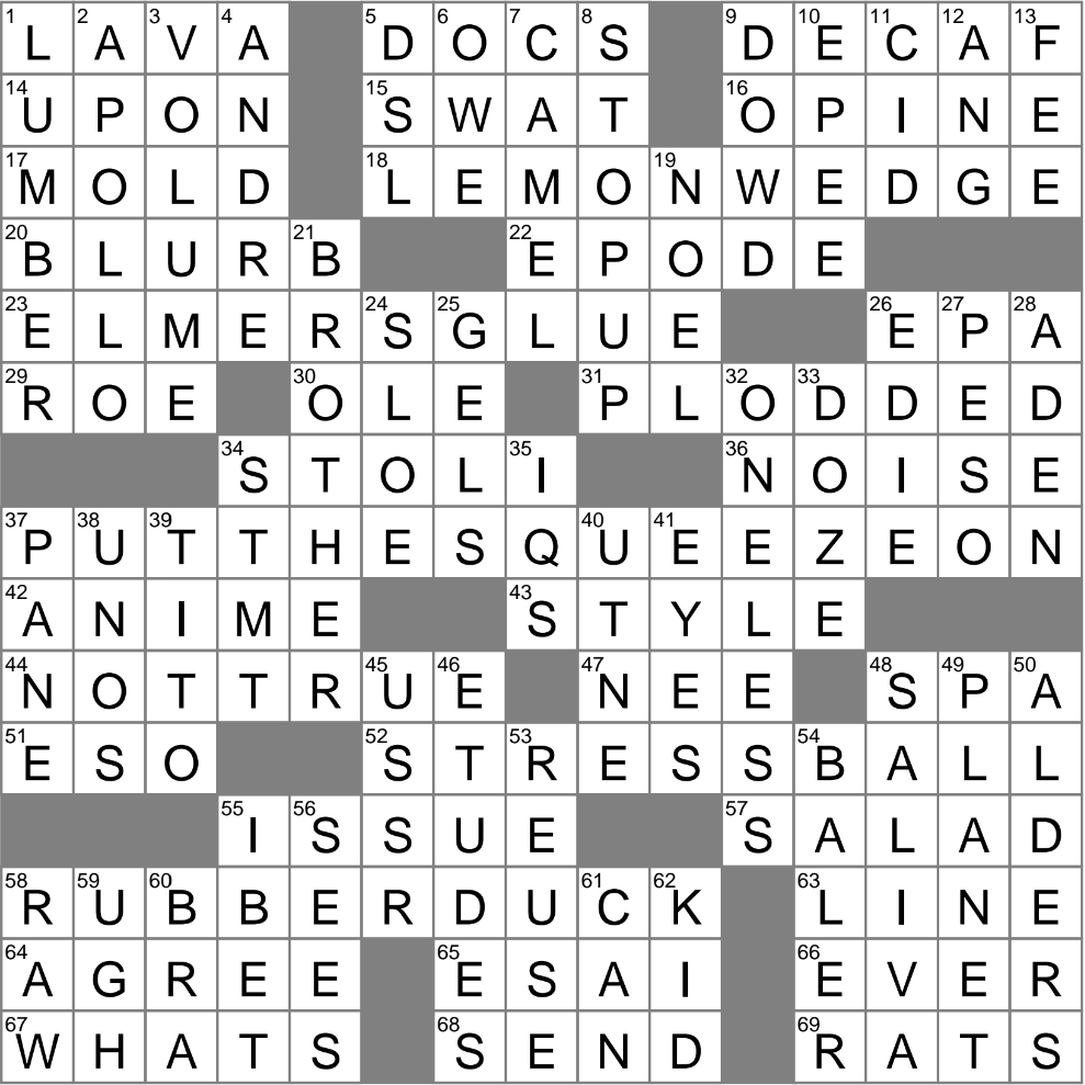Bali Garment Crossword Clue Archives LAXCrossword