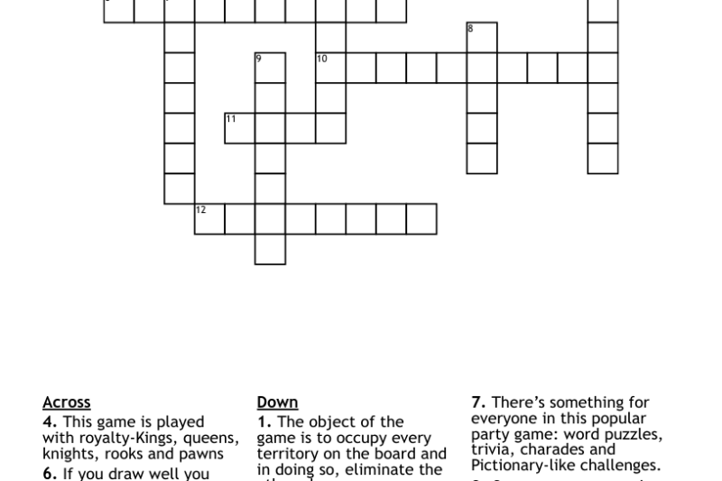 Board Crossword Puzzle Clue