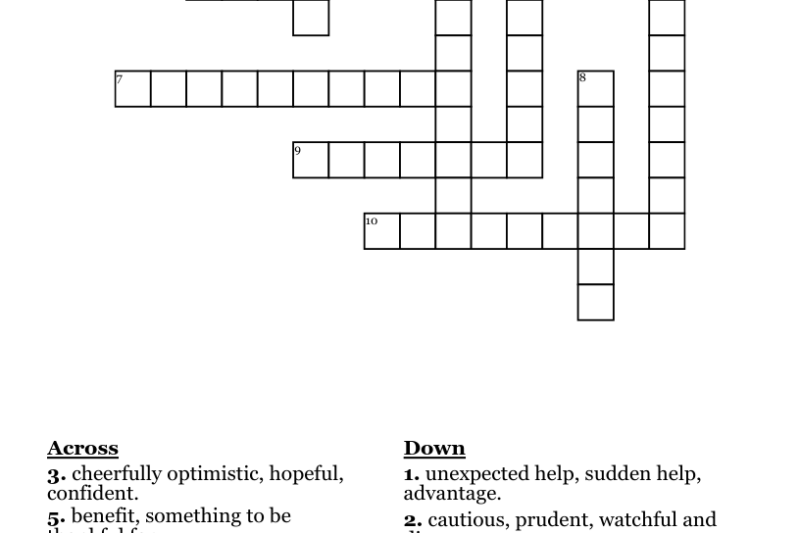 Bonus Crossword Puzzle