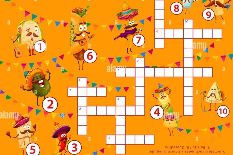 Tex Mex Snack Crossword Puzzle Clue