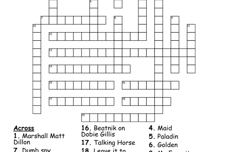 Free Tv Crossword Puzzles