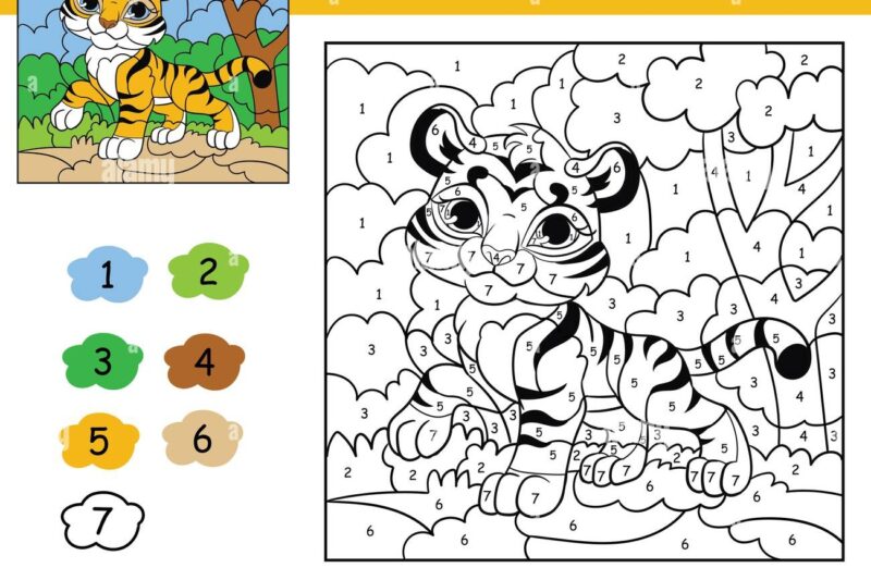 Coloring Puzzle Worksheets