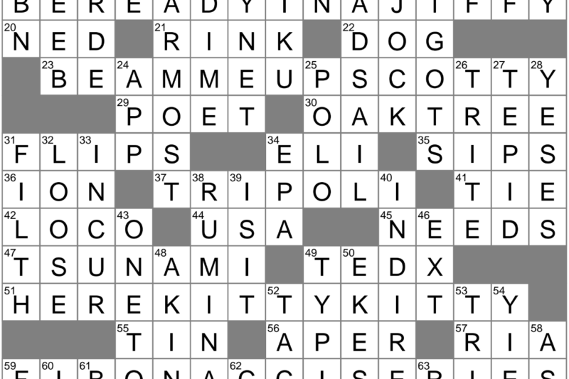 Book Id Crossword Puzzle Clue