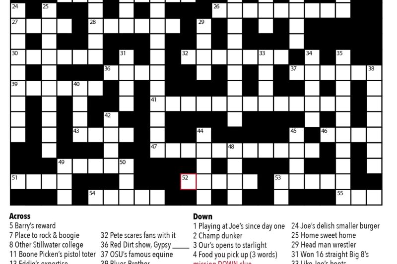 Printable Trivia Crossword Puzzles Adults