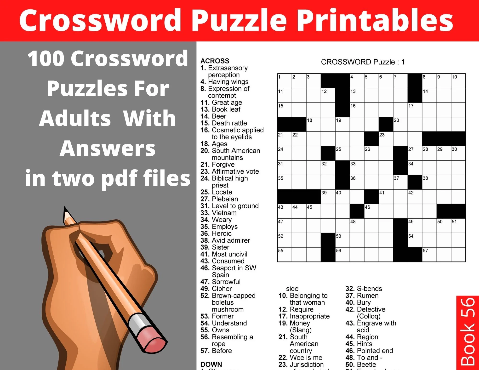 Printable Daily Crossword Puzzles With Solution Printable Daily Crossword Puzzles With Solution