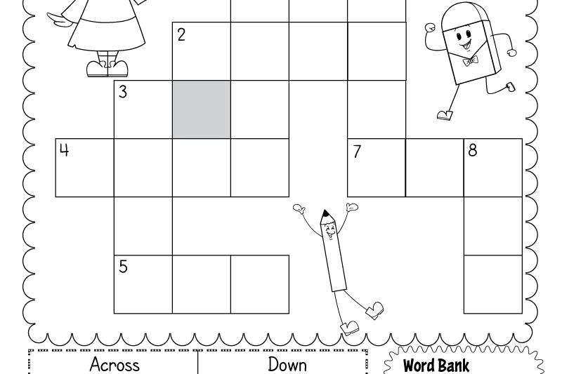 English Puzzle Worksheets Printable
