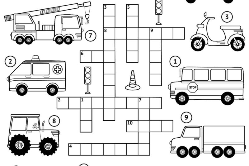Children’s Printable Crossword Puzzles Free