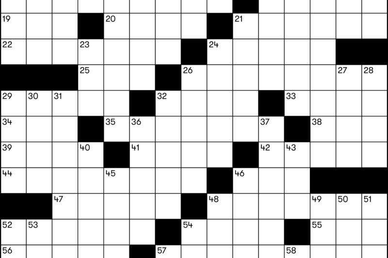 Printable Crossword Puzzles Matt Jones