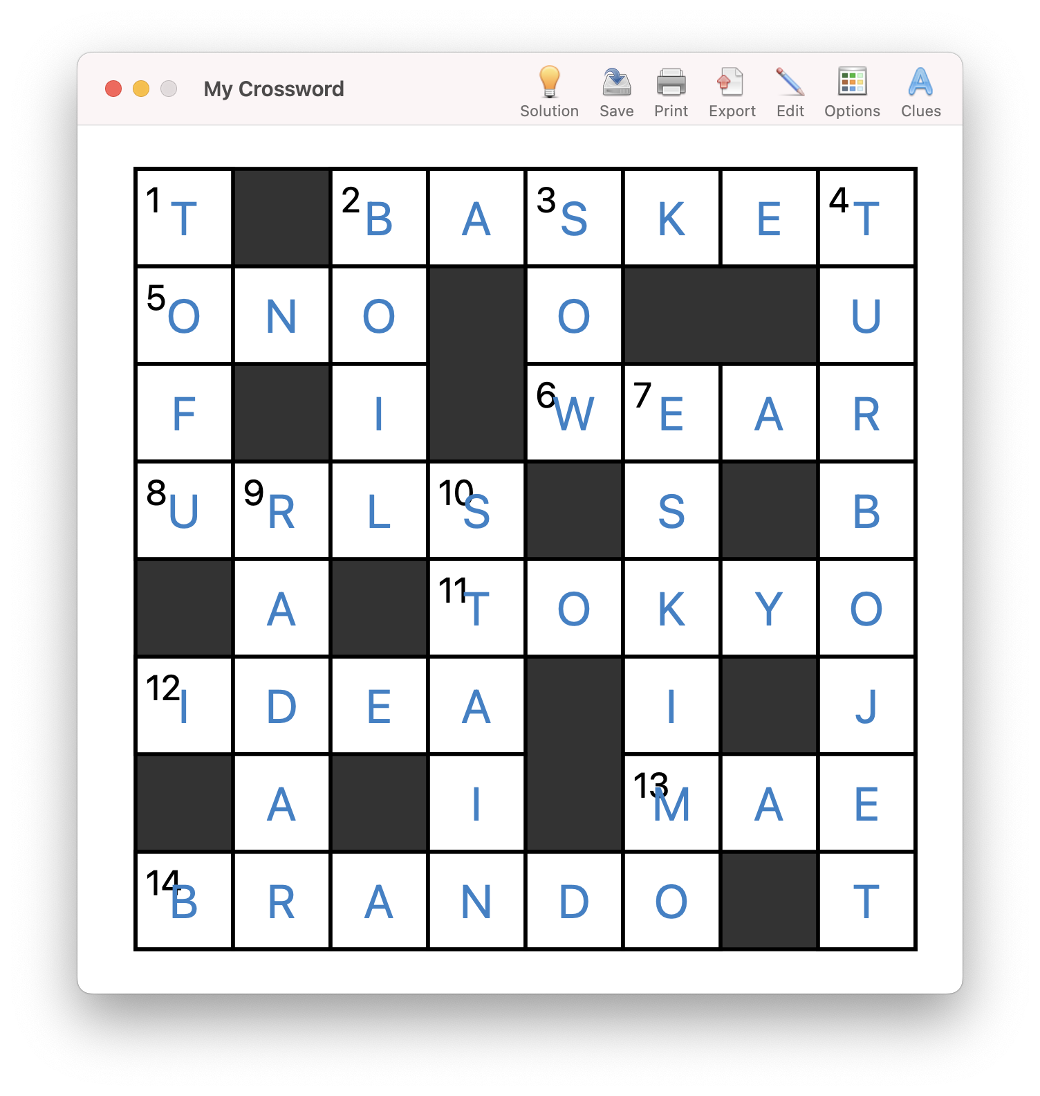 Crossword Puzzle Creator Mac Crossword Puzzle Creator Mac