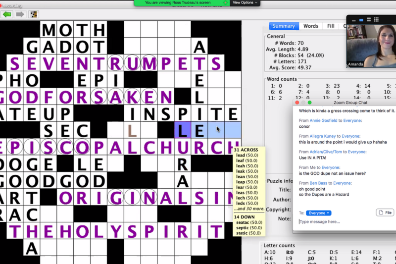 Evan Birnholz Crossword Puzzles