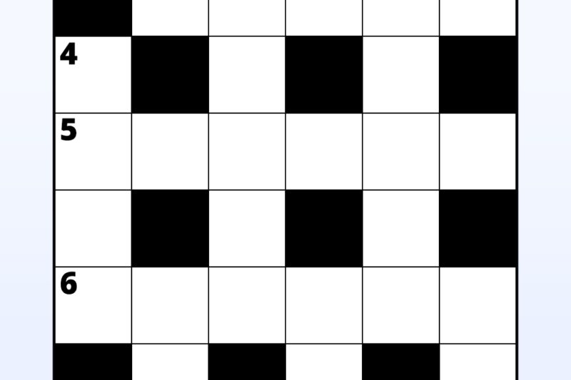Free Printable Daily Commuter Crossword Puzzles