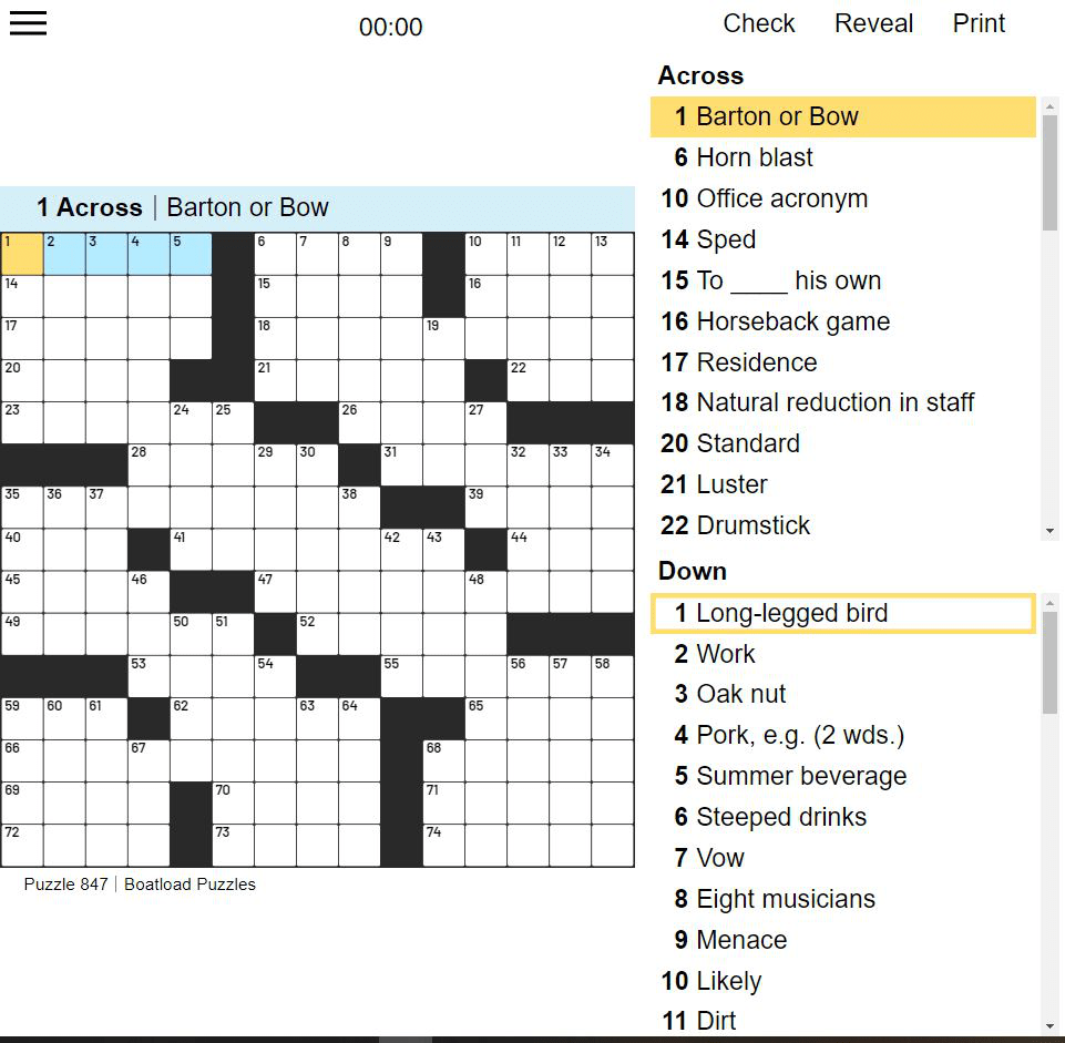 Daily Crossword Free Online Game Dayton Daily News