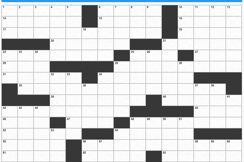 Denver Post Sunday Crossword Puzzle