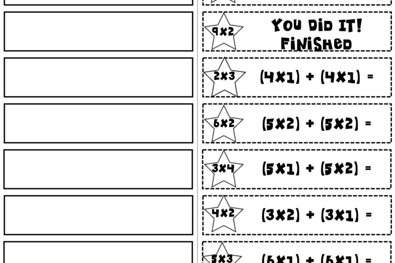 3×2 And 3×3 Puzzle Worksheets