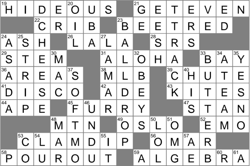 Doozie Crossword Puzzle Clue