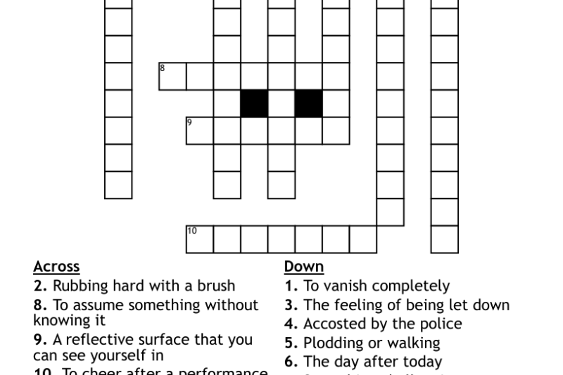 Double Crossword Puzzle