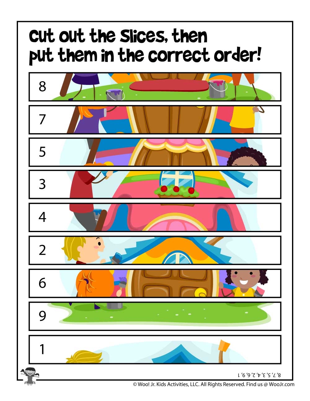 Easter Cut And Paste Puzzles Woo Jr Kids Activities