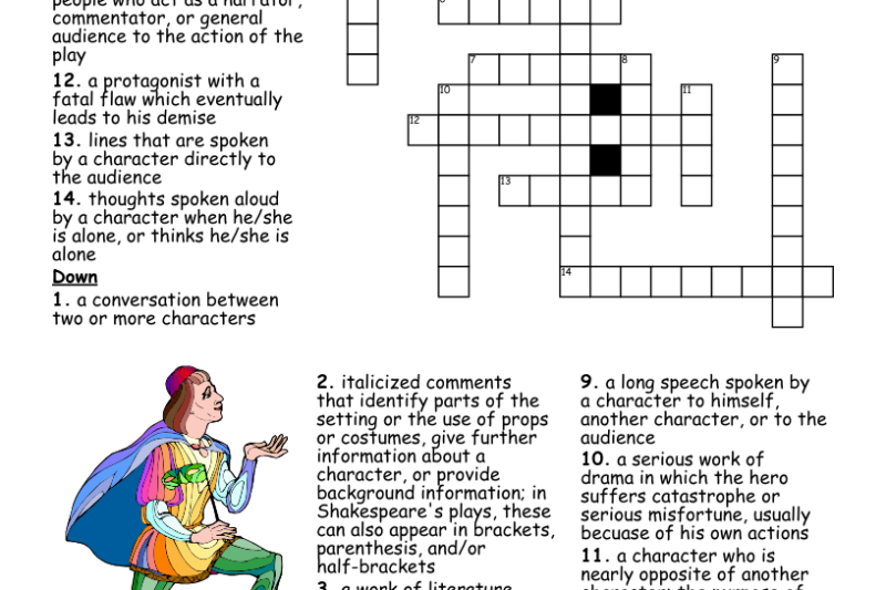 Drama Crossword Puzzle