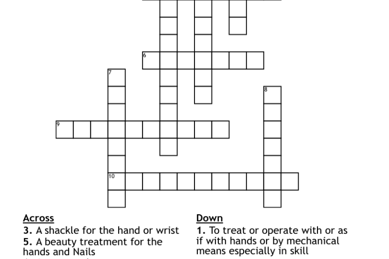 Shackle Crossword Puzzle Clue
