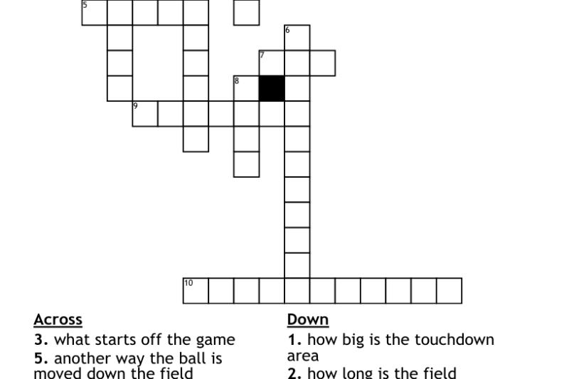 Football Crossword Puzzles