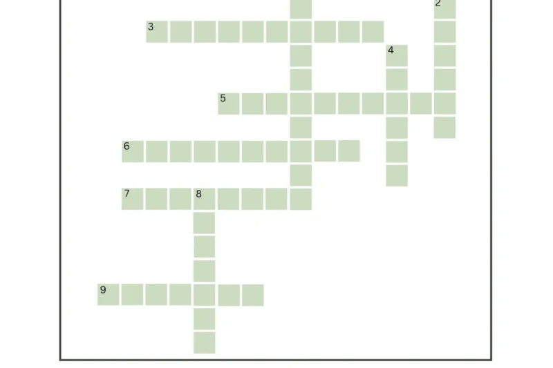 Crossword Puzzle Creator Printable