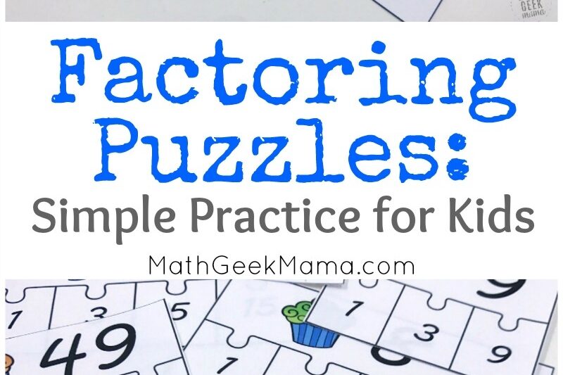 Free Factoring Puzzle Worksheet