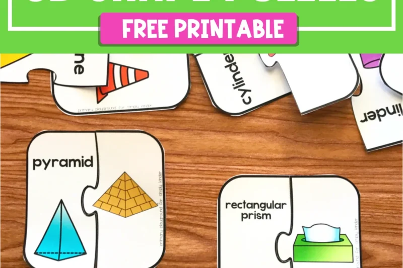 3d Puzzles Worksheet