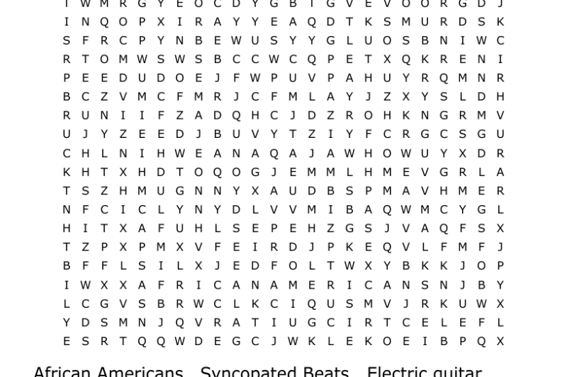 In A Funk Crossword Puzzle Clue