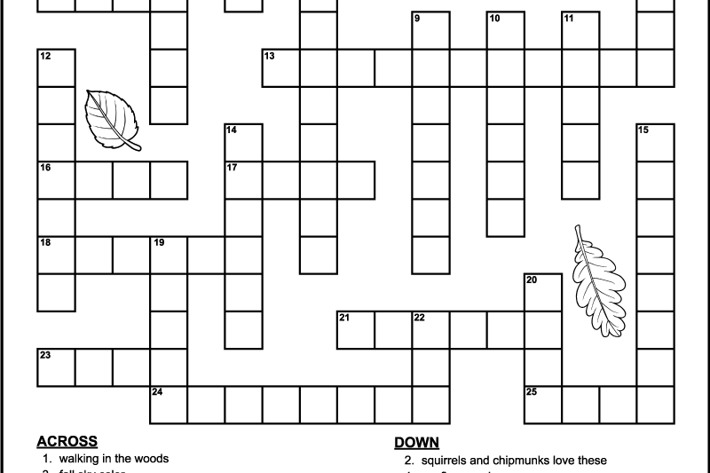 7 Printable Crossword Puzzles