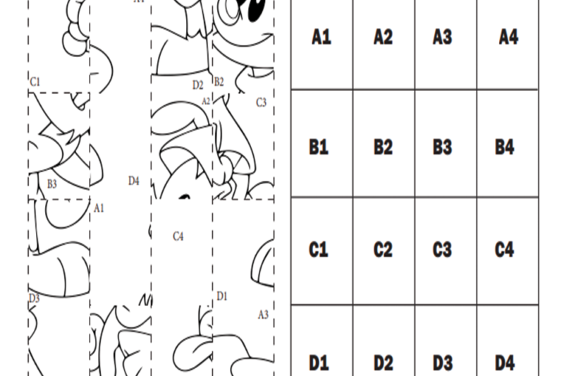 Art Puzzle Worksheets