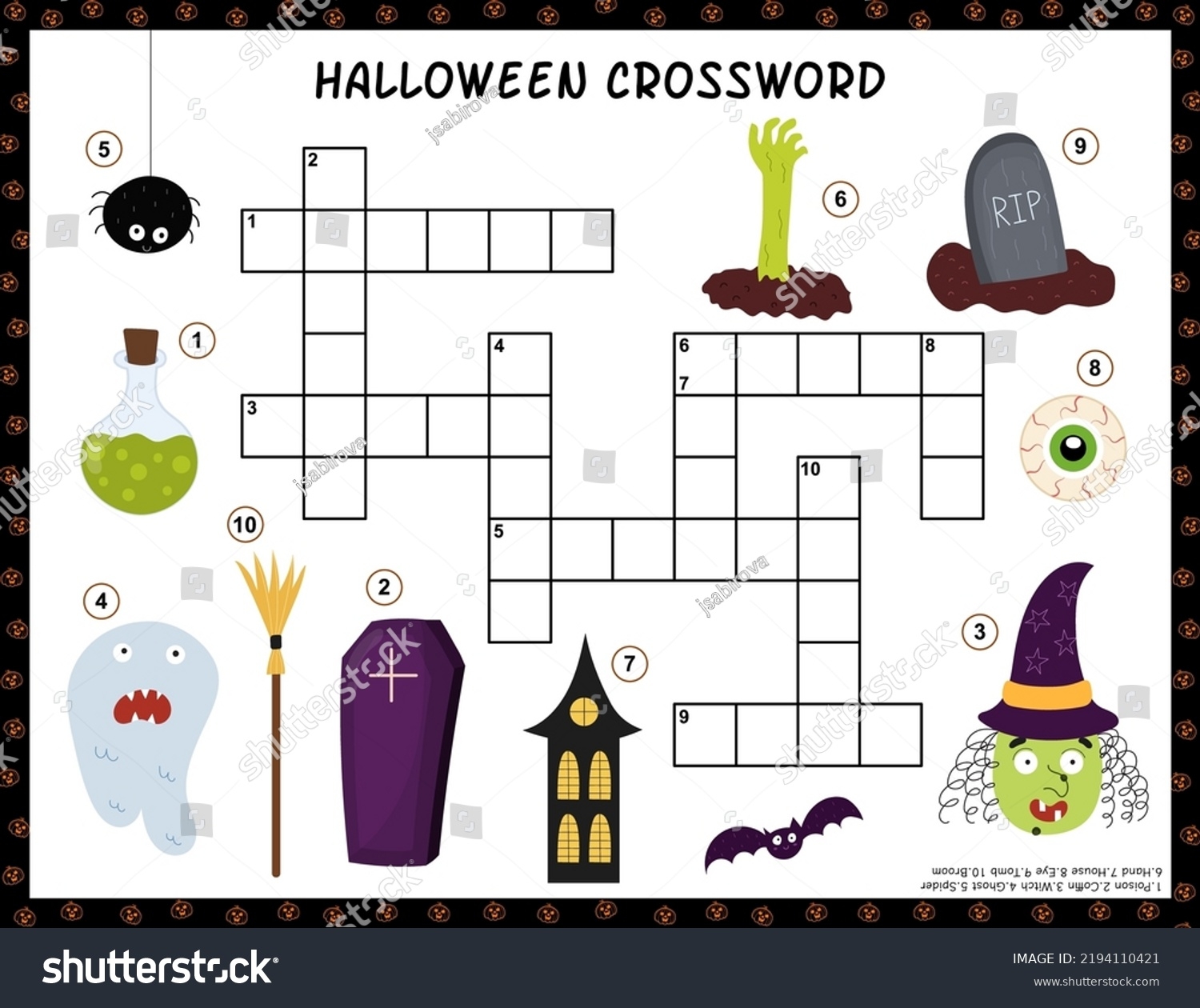 Halloween Crossword Puzzle Games Halloween Crossword Puzzle Games