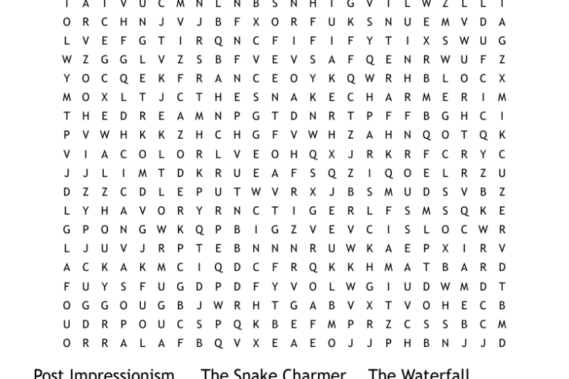 Painter Henri Crossword Puzzle Clue