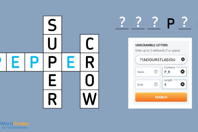 Missing Letter Crossword Puzzle