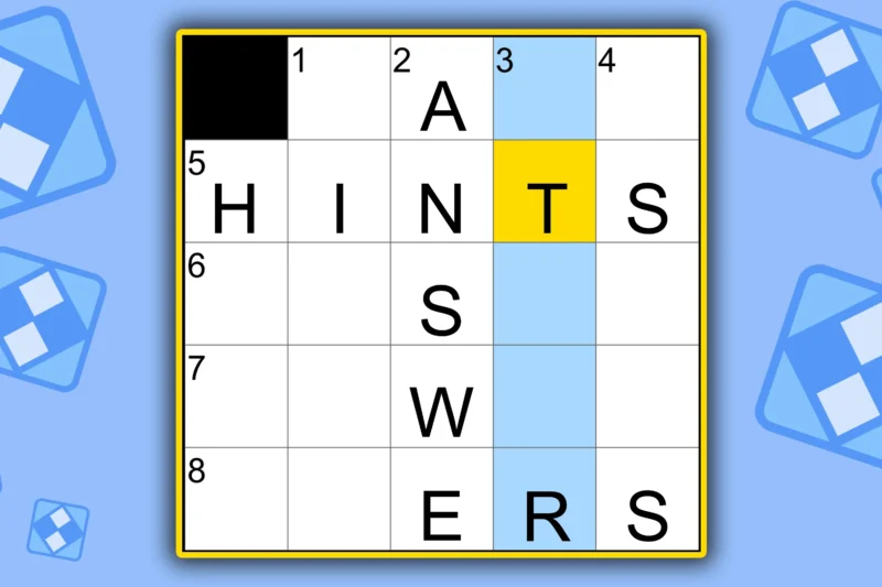 Hints For Mini Crossword Puzzle