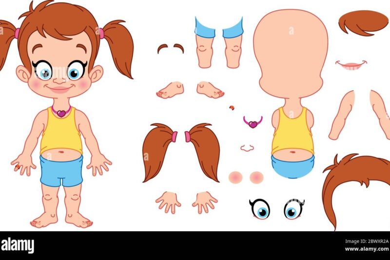 Preschool Body Parts Puzzle Worksheet