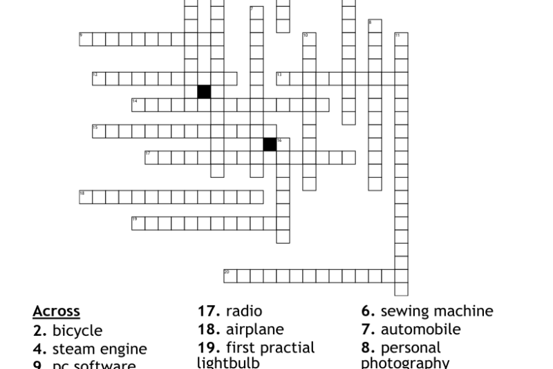 Invent Crossword Puzzle Clue