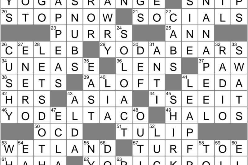 Jest Crossword Puzzle Clue
