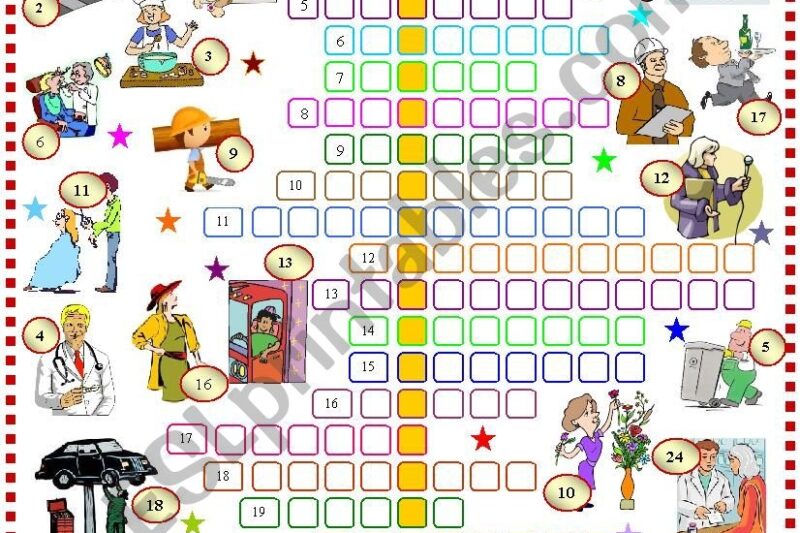 Occupation Puzzle Worksheet